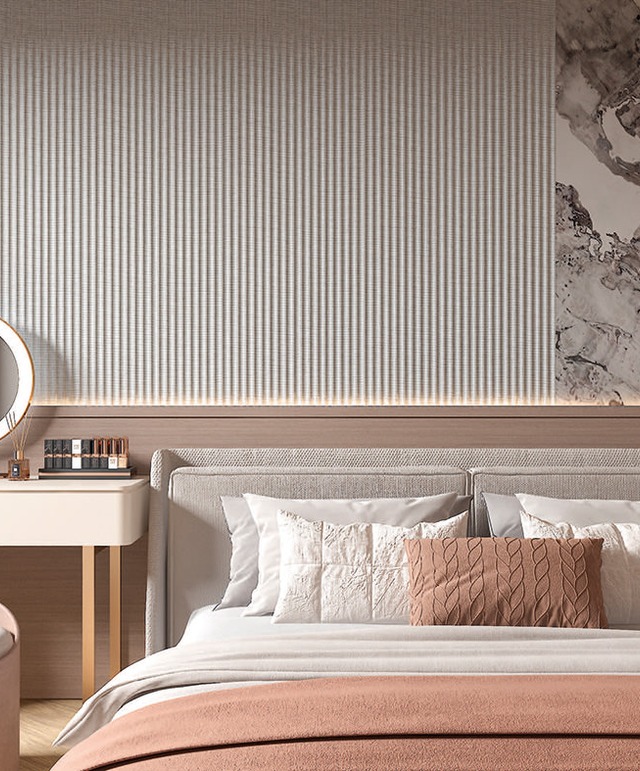Panel decorativo Fantasy Textil Gris - Ambiente