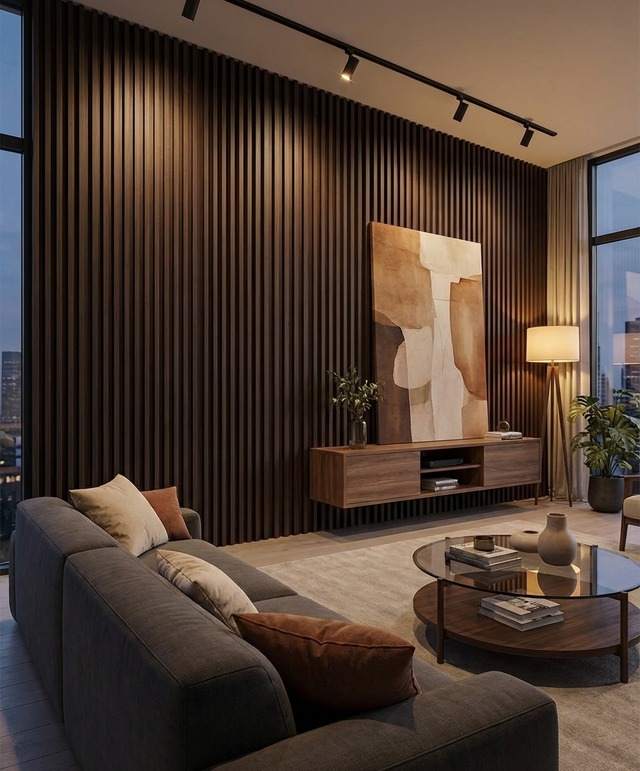 Panel decorativo Forest Wengué - Ambiente