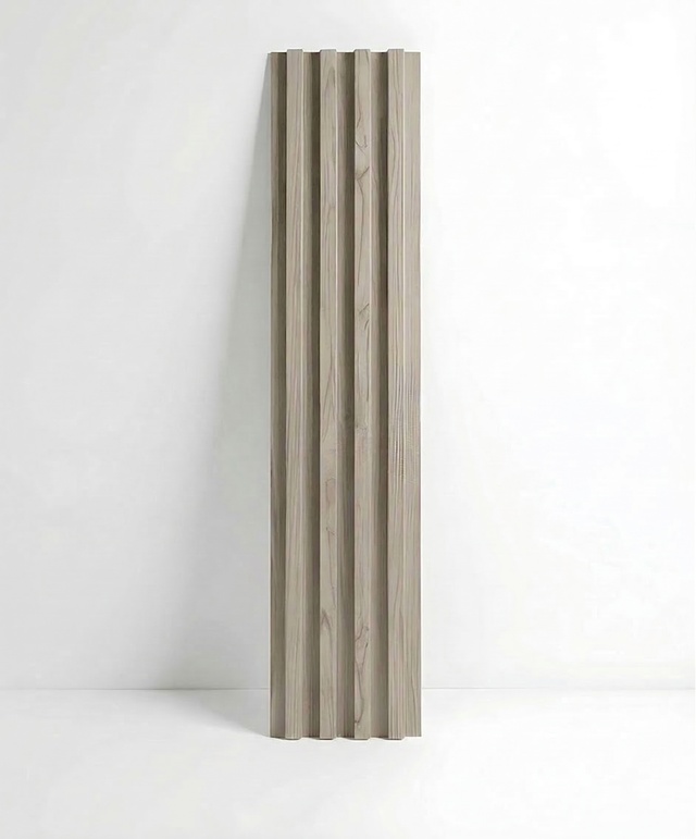 Panel decorativo palilleria WPC Fresno vista vertical