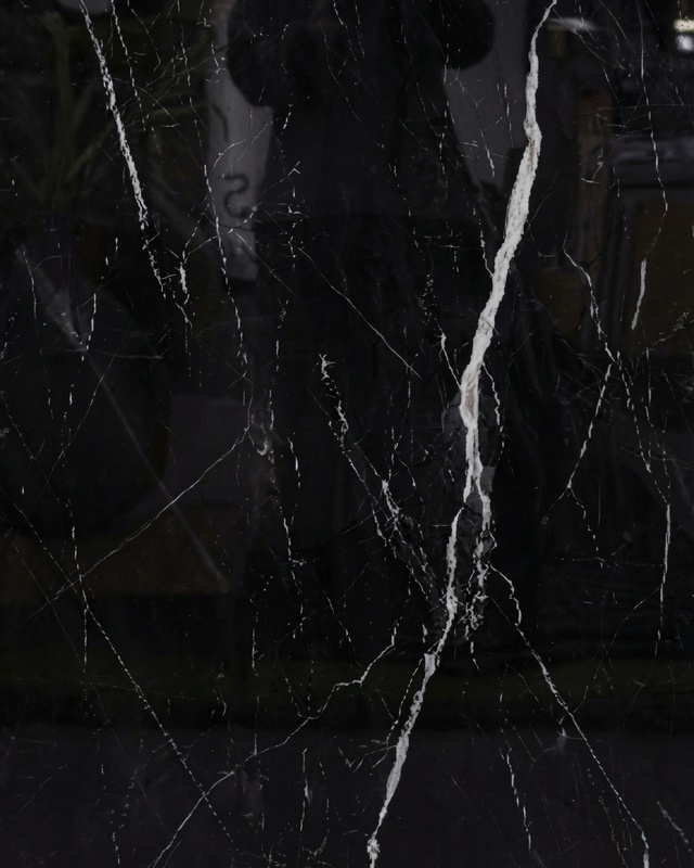 Panel decorativo PVC Black Marquina - Brillo UV Alto
