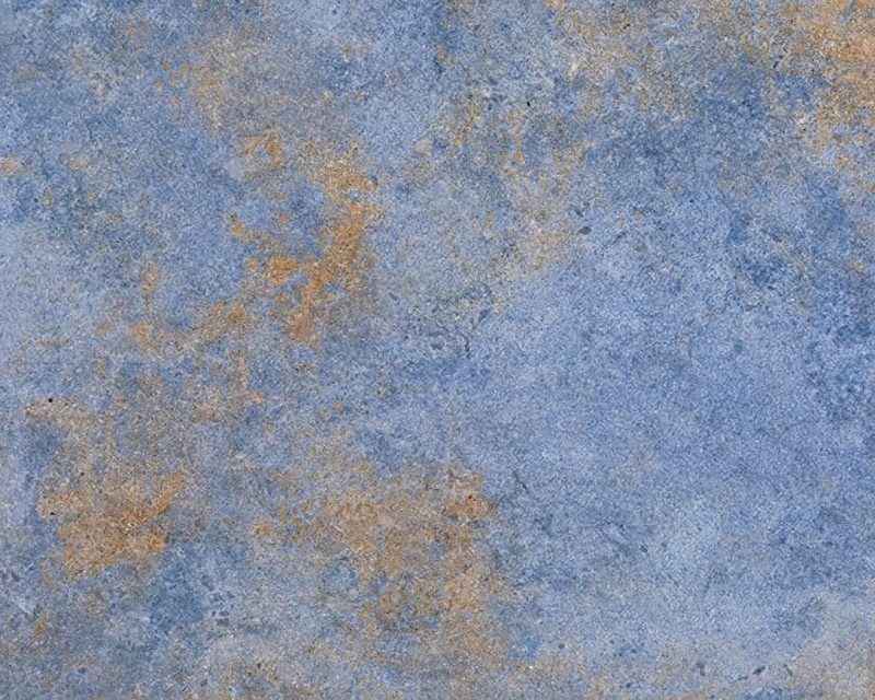 Suelo porcelánico Coral Aqua textura azul dorado mate