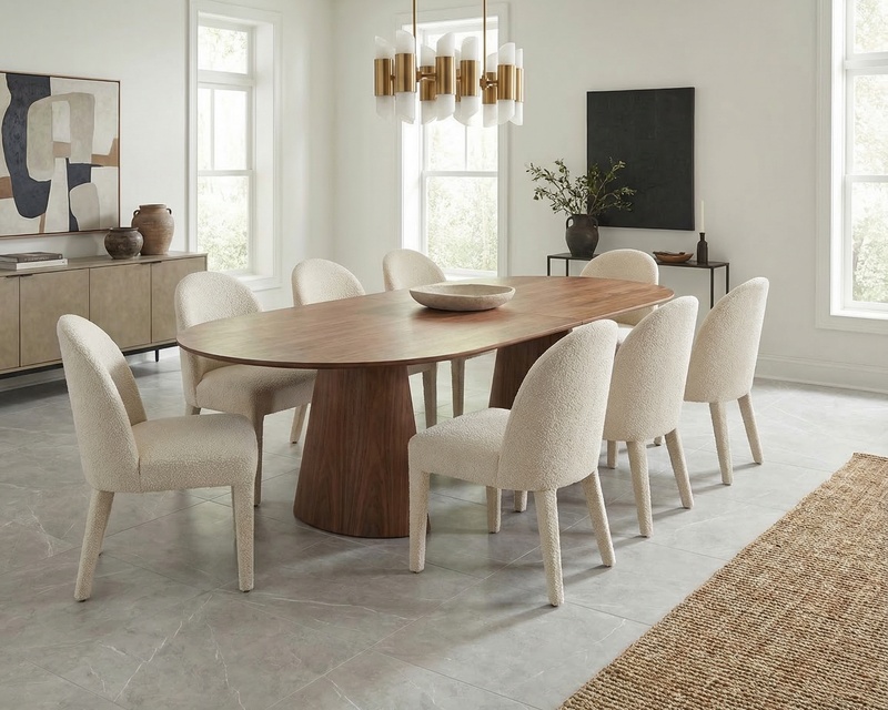 Suelo porcelánico Tirreno Neutral en comedor